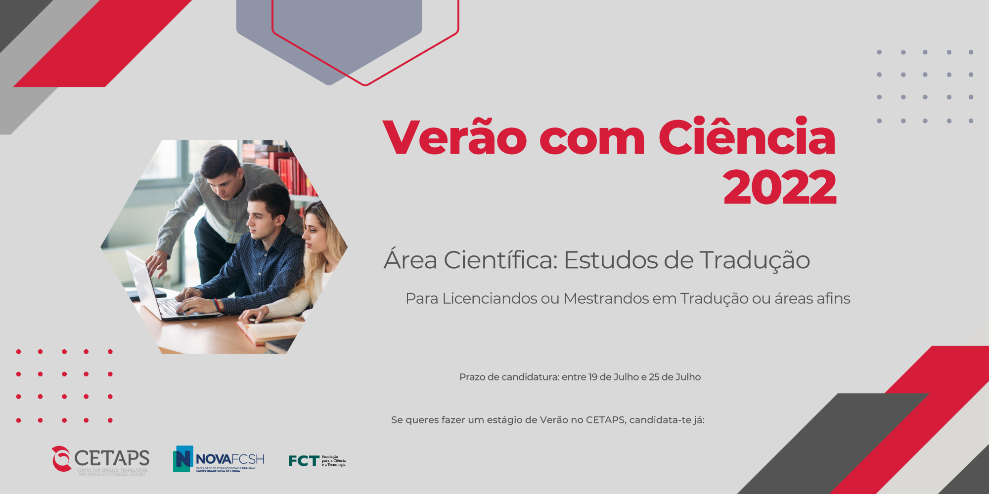 “Verão com Ciência 2022” scholarships winners