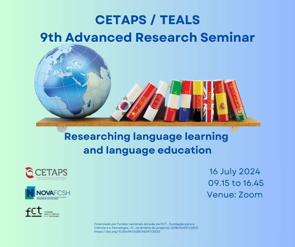 9th Advanced Research Seminar: Researching language learning and language education