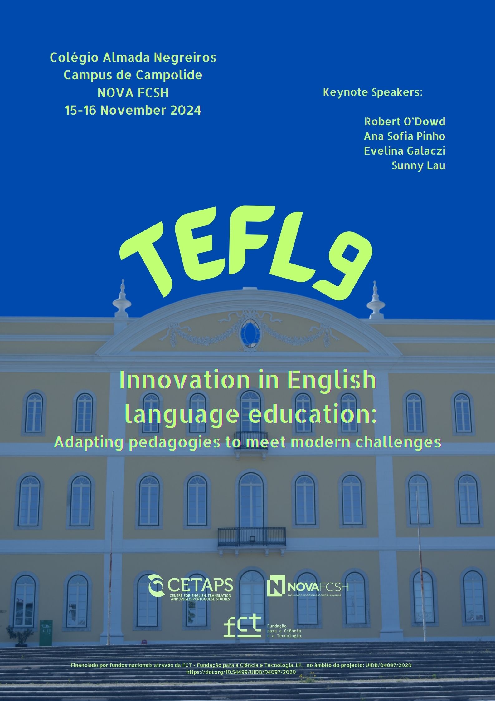 TEFL9 – Innovation in English language education: Adapting pedagogies to meet modern challenges